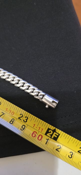 Lant cuban argint masiv 107 gr