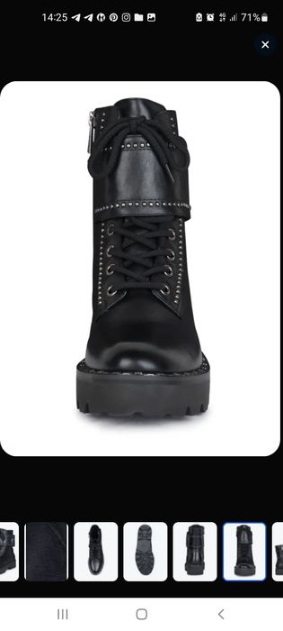 Новые кожаные ботинки Pierre cardin.