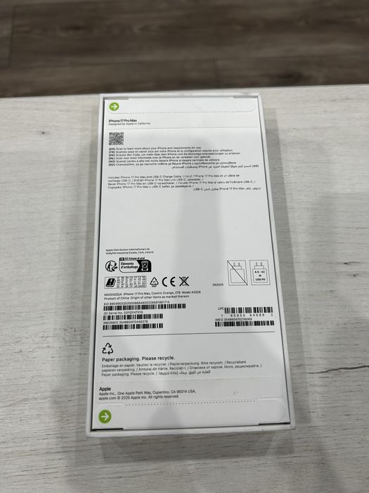 Iphone 17 Pro Max 2 TB