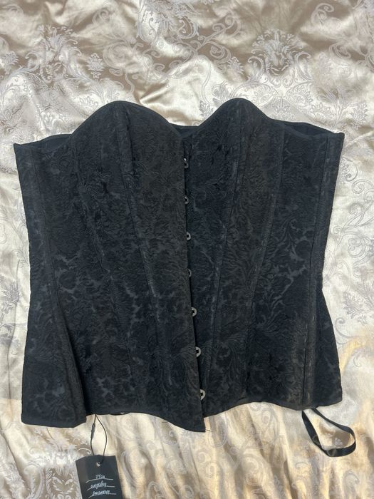 Корсет из жаккарда