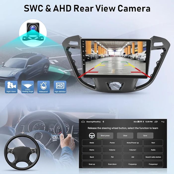 9" Мултимедия за Ford Transit / Tourneo Custom (2013-2017), Android 13