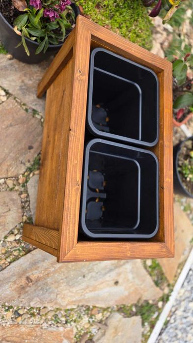 Дървени кашпи/саксии/плантери за двор, градина или тераса