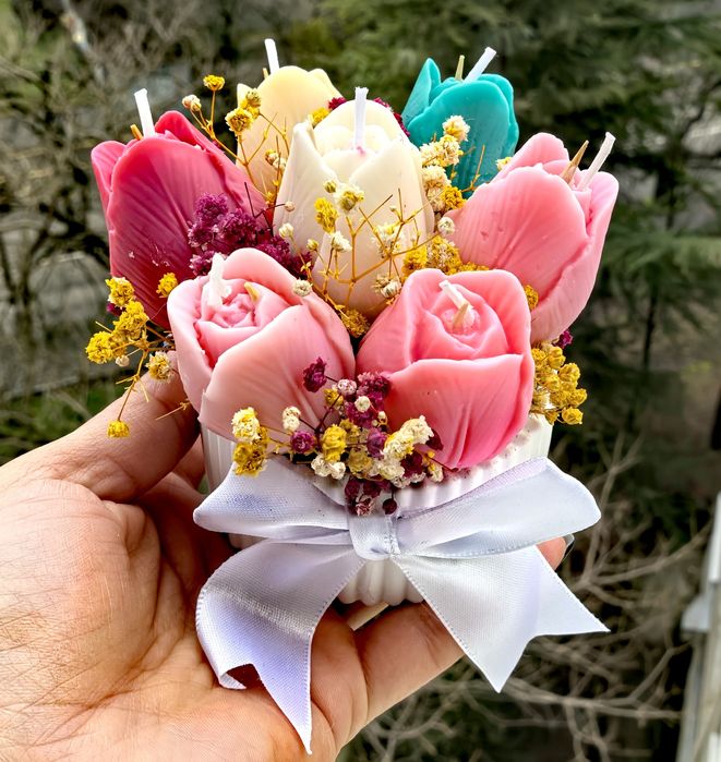 Букети от соеви цветя