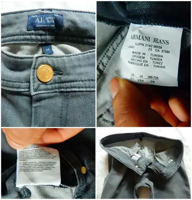 Blugi Armani Jeans. Marime 28, vezi dimensiuni. Impecabili, ca noi.