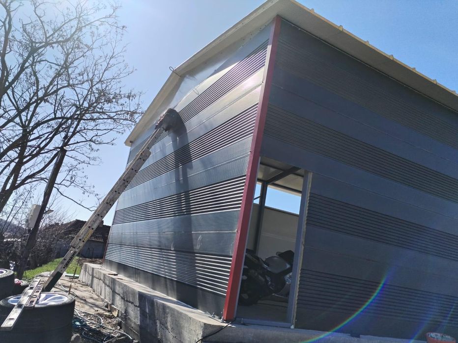 Vând hală metalica 10x20x4