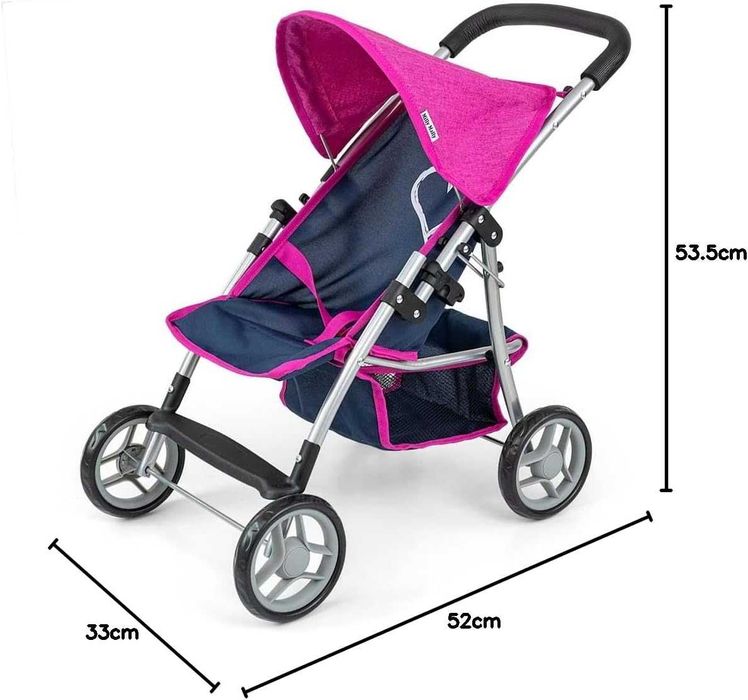 Количка за кукли сгъваема Детска количка за бебета