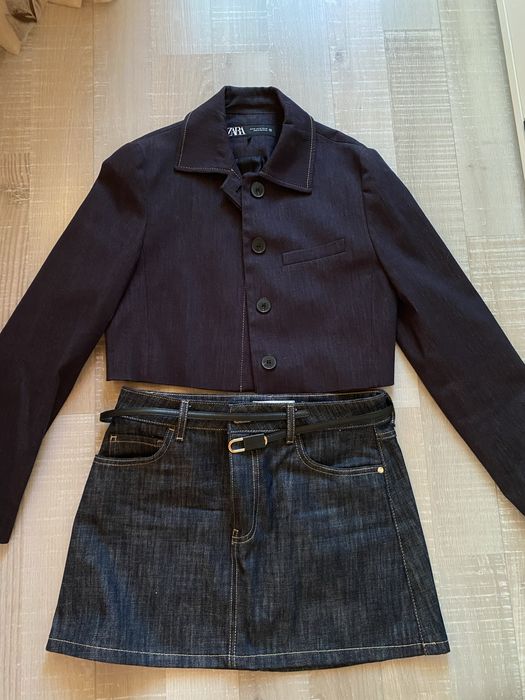 Дънкено яке zara