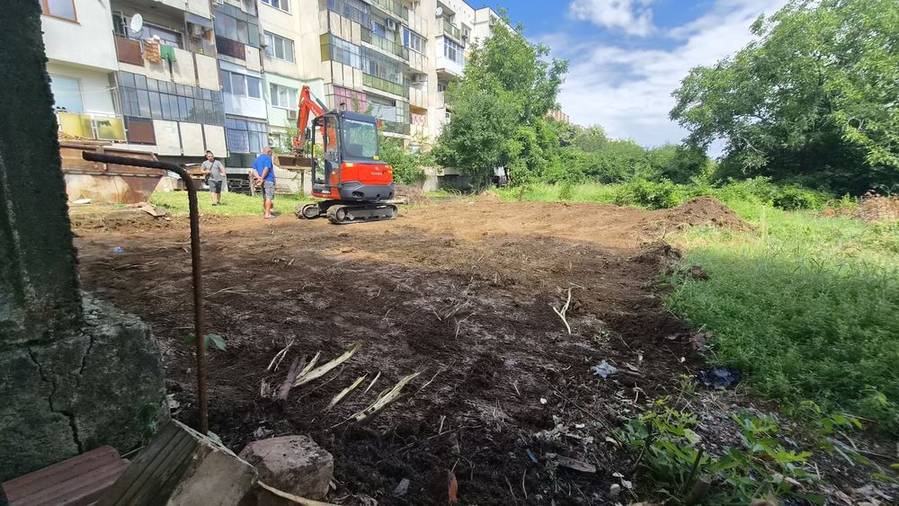 Услуги с мини багер бобкат и самосвал