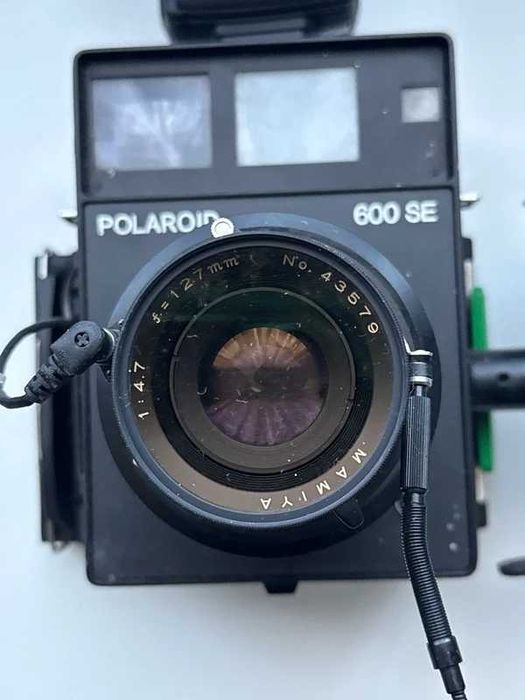 Polaroid 600SE Instant Film Camera Mamiya 127mm F4.7 Lens