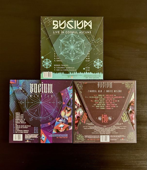 3 Albume Bucium: Codrul ascuns / Miorita / Zimbrul alb