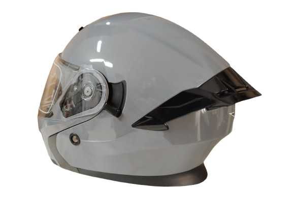 Каска за Мотор Сив лак Лукс Модуларна -979