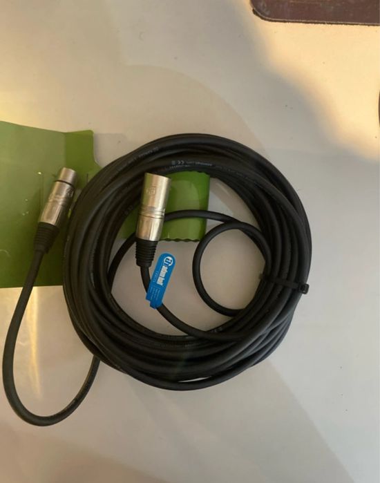 Cablu XLR nou nout casti/boxe/consola/dj 10M