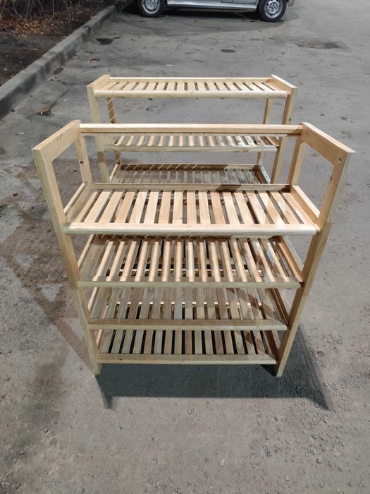 Деревянные полки для обуви!