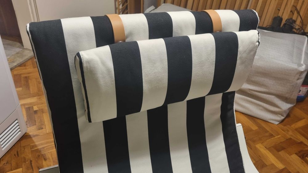 Стол за релакс с табуретка за крака