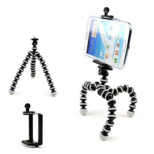 Trepied FLEXIBIL cu suport pentru TELEFON aparat foto Samsung iPhone