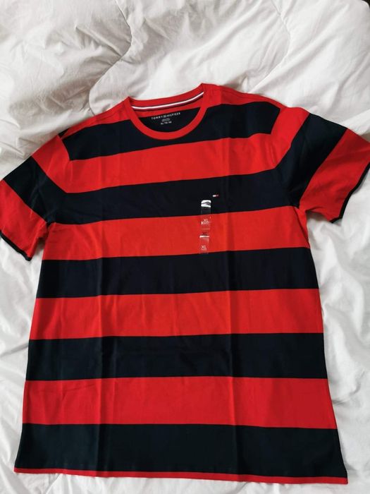 TOMMY HILFIGER - Tricou galben, rosu, verde