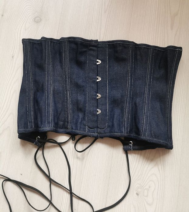 Corset întărit din denim mărimea S