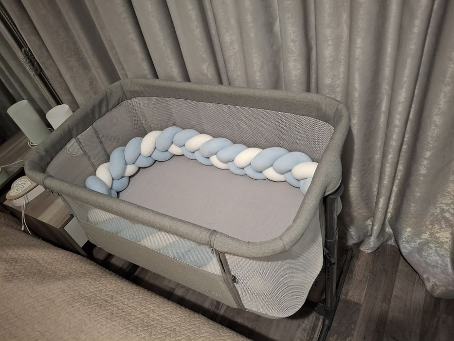 Бебешки CANGAROO Обиколник плитка BRAIDY СВЕТЛО СИН