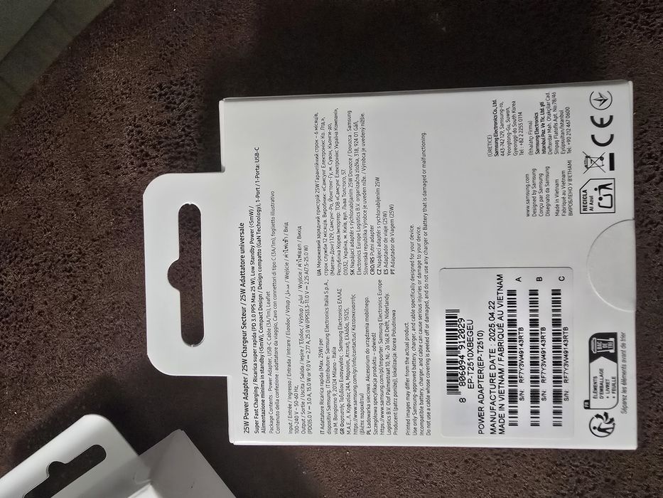 Incarcator retea samsung original, usb c, cu cablu inclus