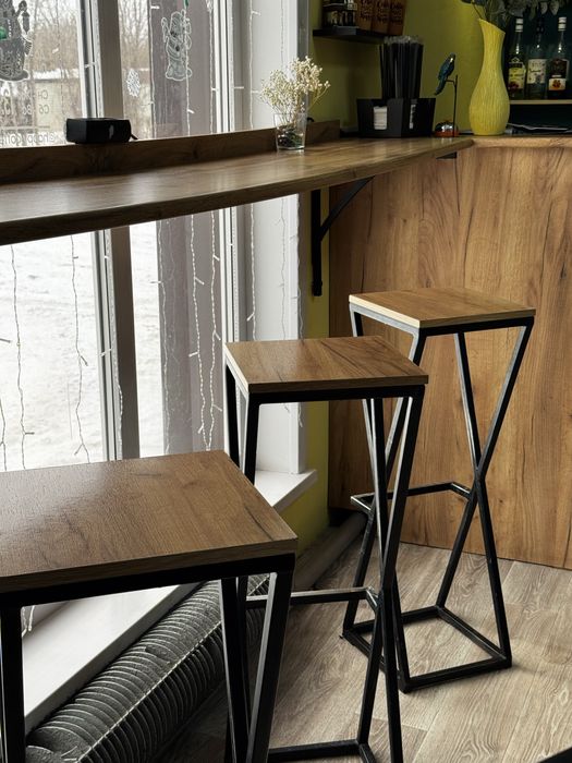 Столешница + 3 барных стула