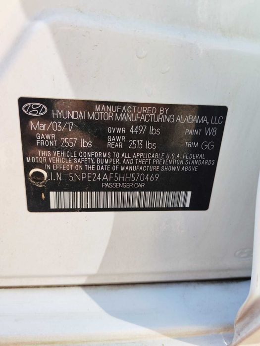 Hyundai Sonata 2.4 GDI 2017