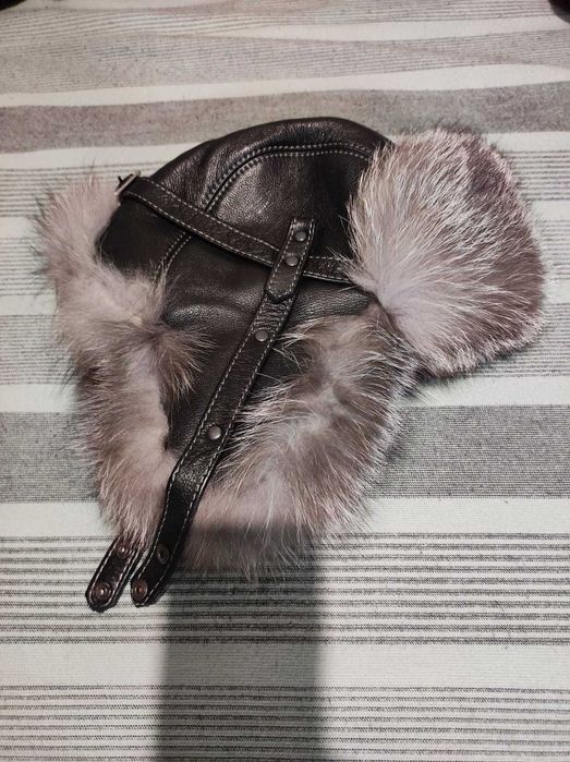 Шапка ушанка мужская