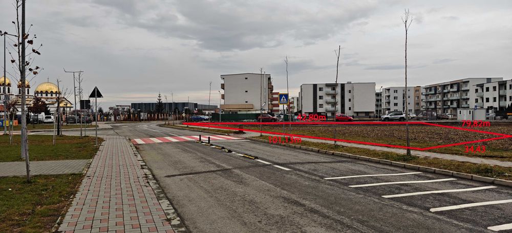 Teren intravilan 3146mp, proprietar, Ghimbav intabulat