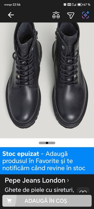 Ghete Pepe Jeans London 43