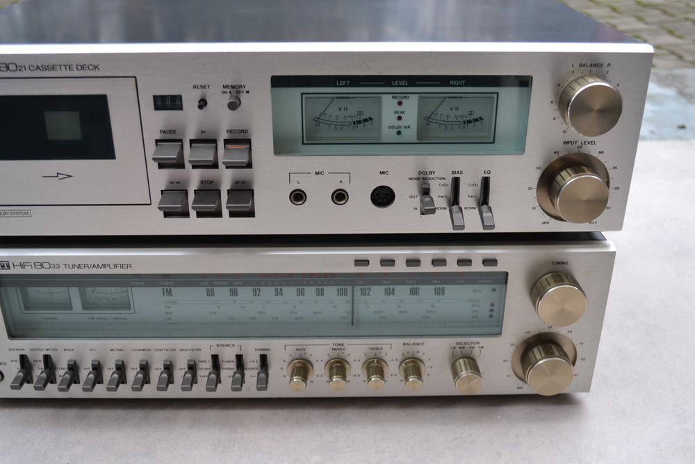 Amplificator ITT HIFI 8033 si Deck ITT HIFI 8021