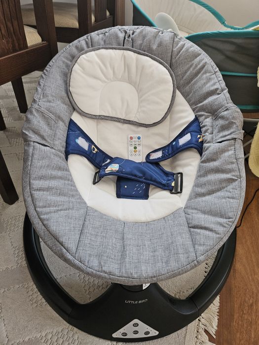 Бебешка електрическа люлка little bird кошче столче новородено