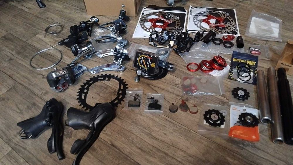 Вело запчасти новые и б у