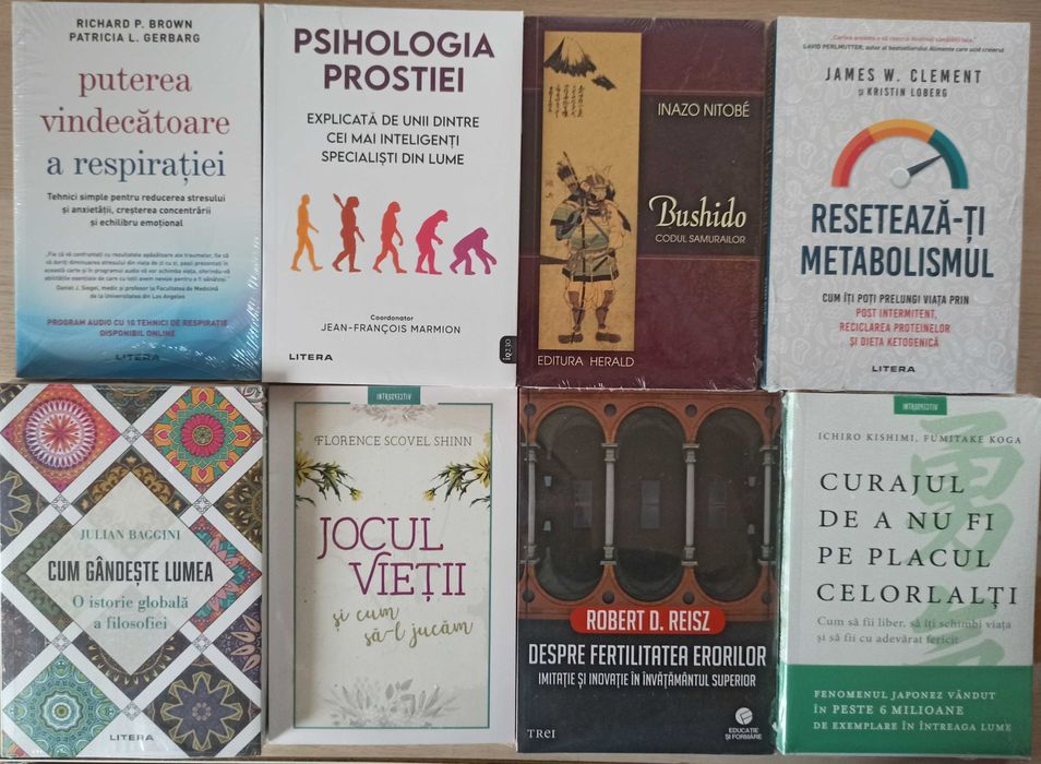 Carti dezvoltare personala, psihologie, sanatate, economie (lichidare biblioteca)