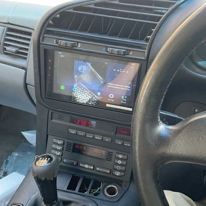 Панел за Двоен ДИН Радио за BMW E36