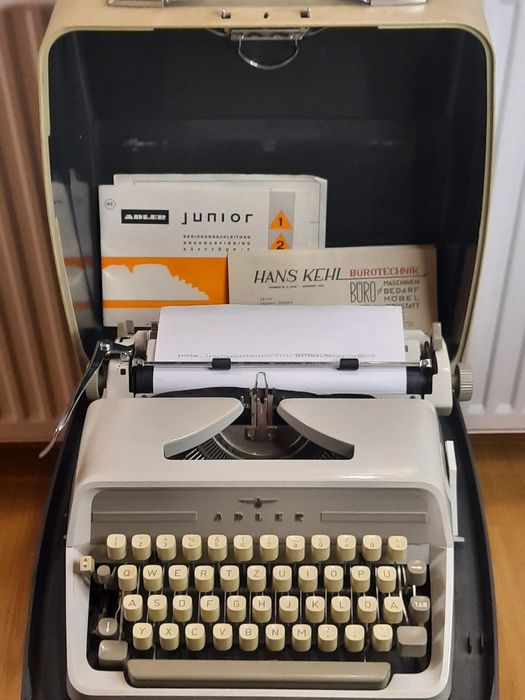 Mașină de scris Adler Junior 2 impecabilă