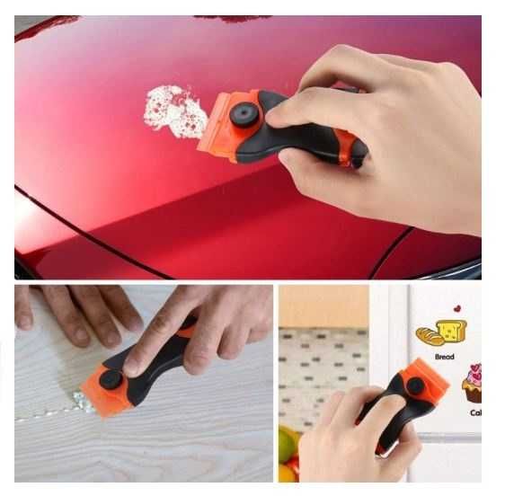 Комплект Стъргалка за Стикер с Двойна глава