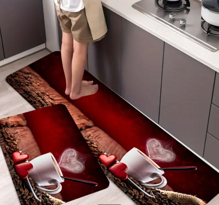 Комплект водоустойчиви постелки за кухня Килим за кухня