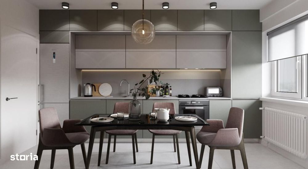 Complex HIMSON Iasi: 3 camere open space cu 2 bai