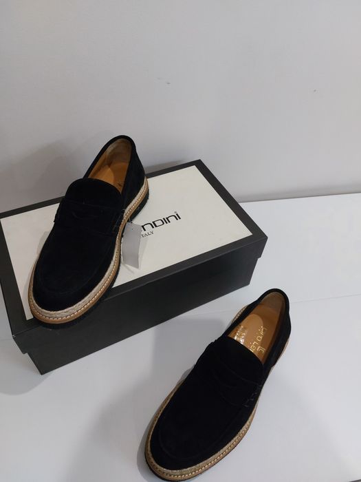 Туфли замшевые, итальянские