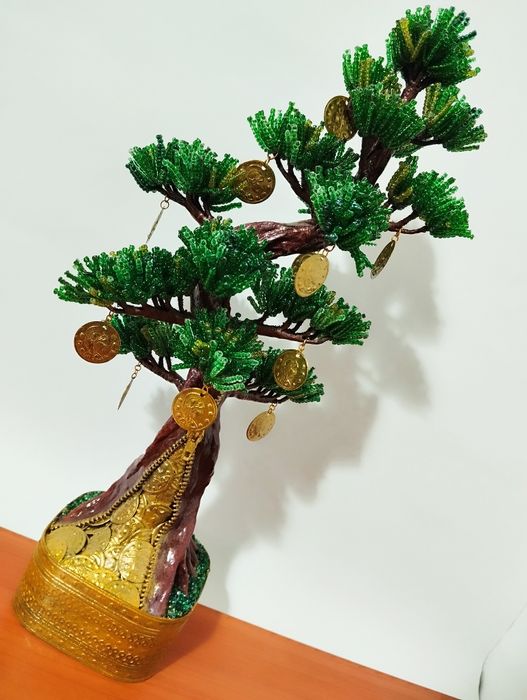 Денежное дерево ручной работы