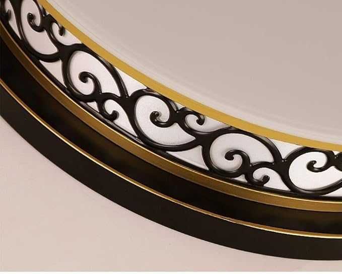 Полилей, лед LED Антично черно злато Железен детска трапезария 206