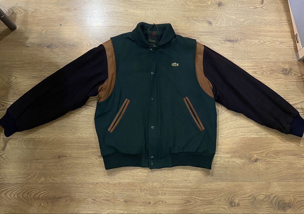 Geaca Bomber Lacoste Vintage Piele Medium
