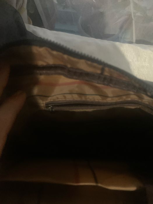 Сумка кожанная через пличо