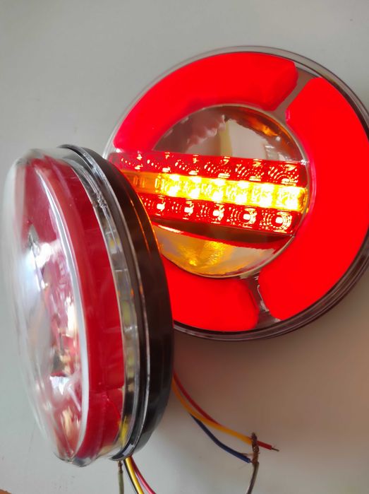 Кръгли лед стопове 12/24 V камион,бус,ремарке.Модел:222