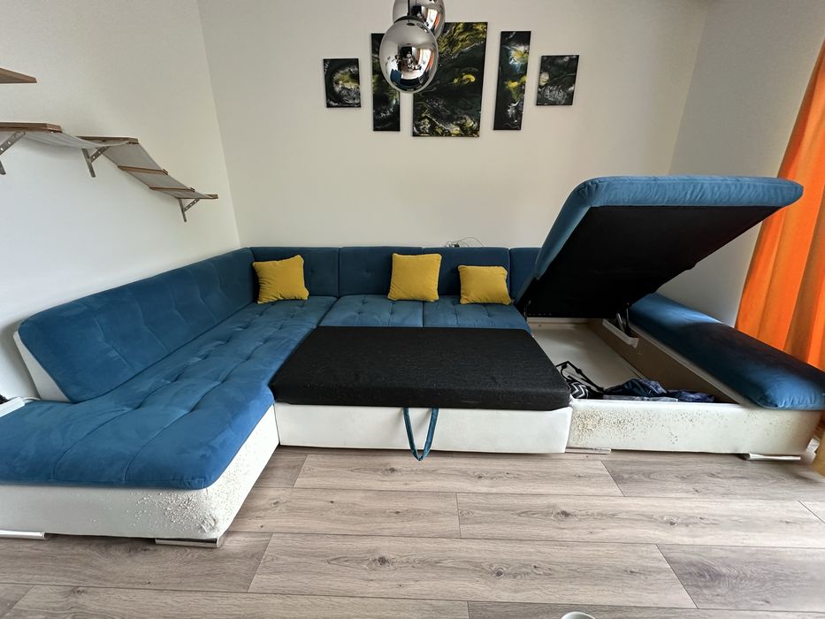 Coltar extensibil cu lada de depozitare