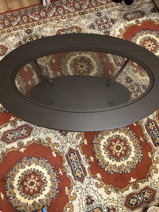 Журнальный столик овальный