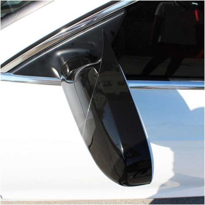 Set Capace Oglinzi Oglinda Batman Audi A4 B8 2009-2015, M Style, Negru Lucios