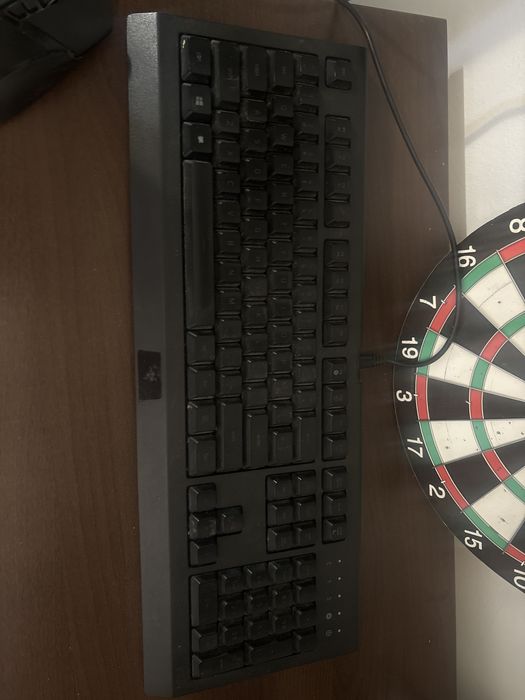 Scaun birou - monitor dell - mouse+tastatura razer