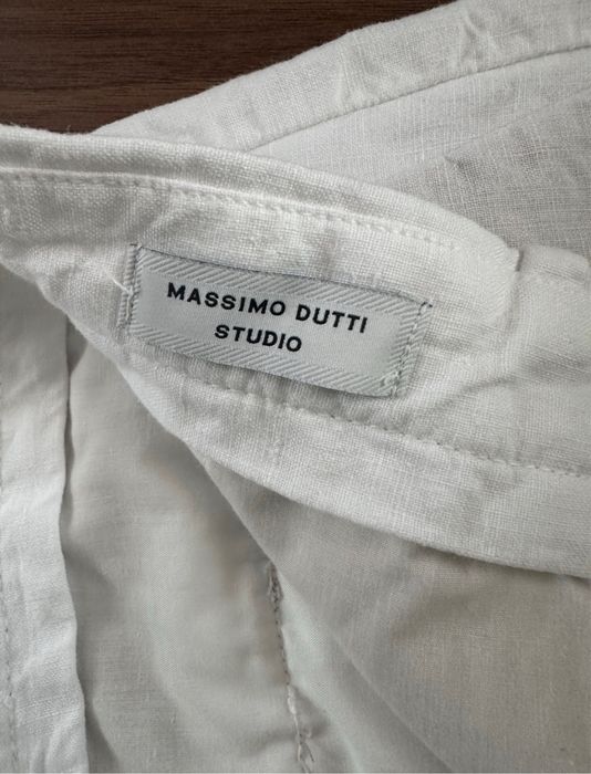 Мъжки ленен панталон Massimo Dutti