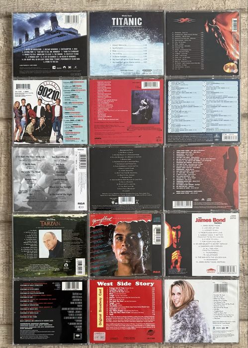 Lot 60 cd-uri - Coloane sonore cu muzica din filme (Soundtrack)