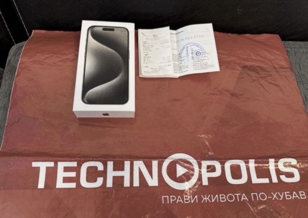 512GB iPhone 15 Pro Technopolis Гаранция до 2025 г. Natural